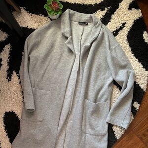 Zara Gray Overcoat Medium